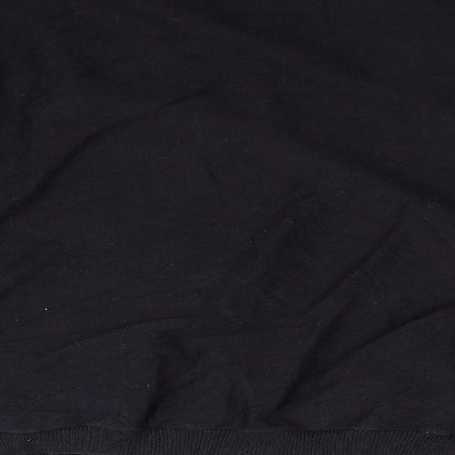 Miss Captain Womens Black   Pullover Jumper Size S