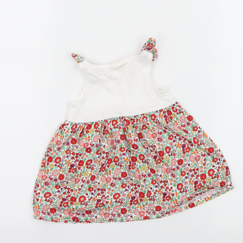First Impressions Girls Multicoloured Floral Jersey Skater Dress  Size 3-6 Months