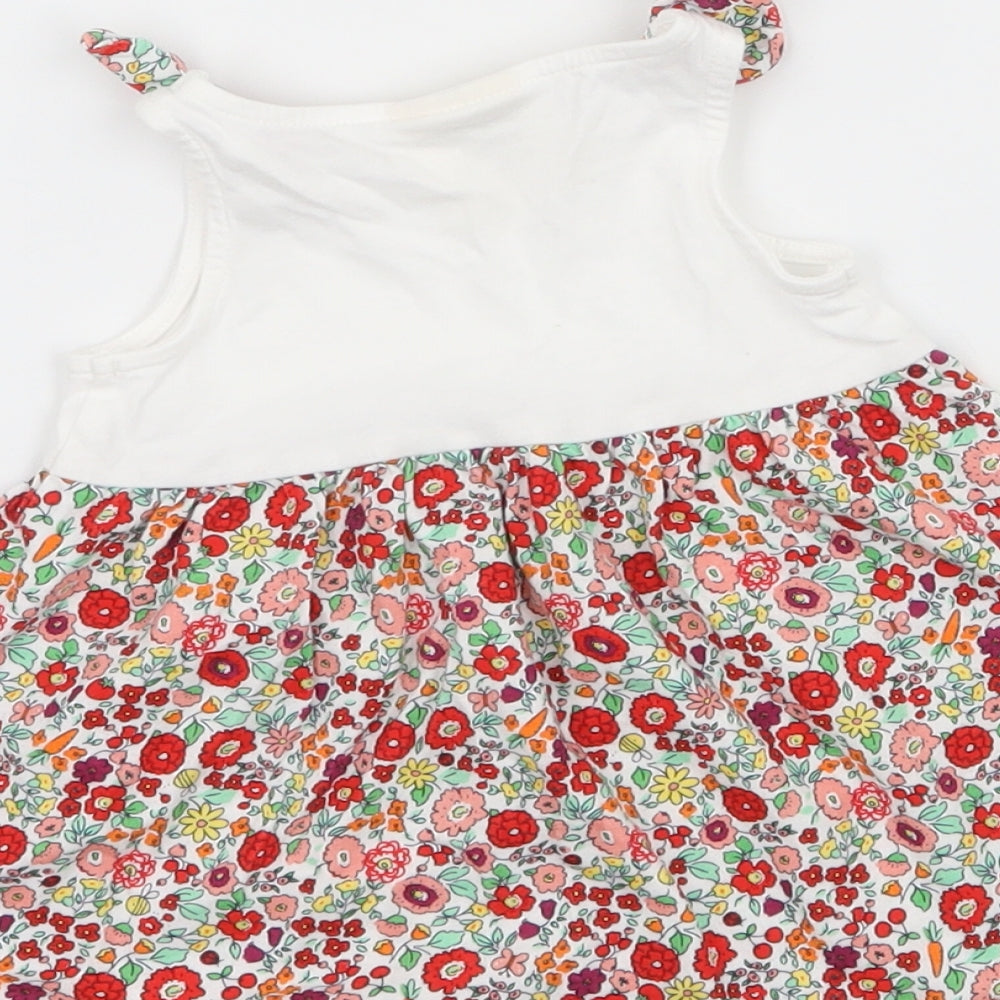 First Impressions Girls Multicoloured Floral Jersey Skater Dress  Size 3-6 Months
