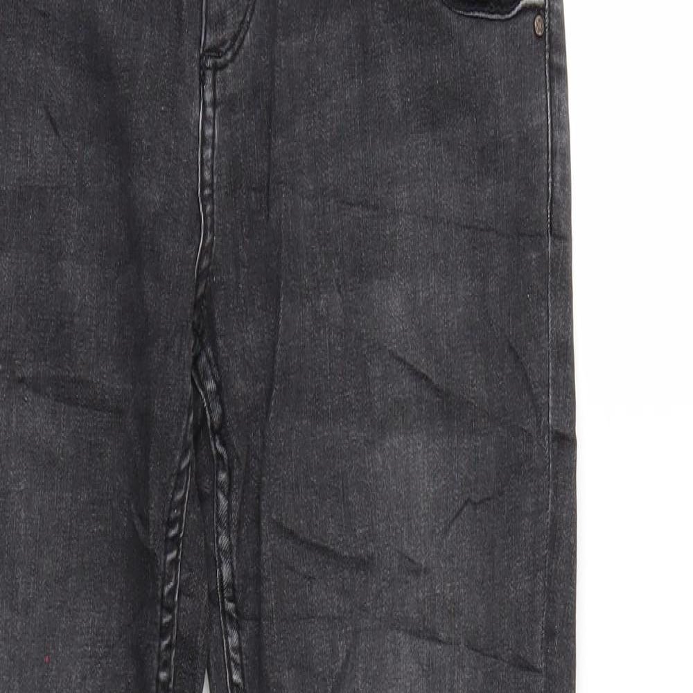 Liberty Womens Black  Denim Straight Jeans Size 10 L27 in