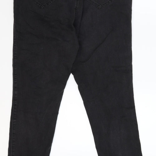Arcadia Womens Black  Denim Jegging Jeans Size 16 L28 in