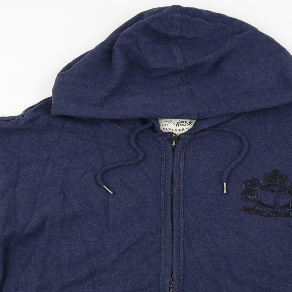 Duffer of St. George Mens Blue Full Zip Hoodie Size XL – Preworn Ltd