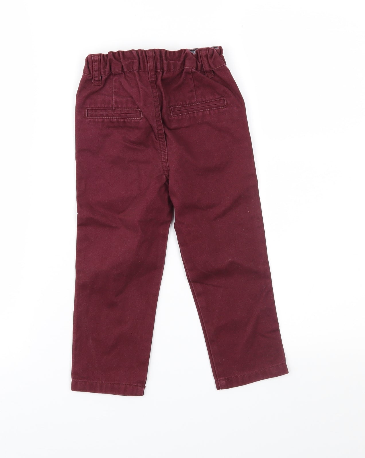 Denim & Co. Boys Red  Denim Straight Jeans Size 2-3 Years