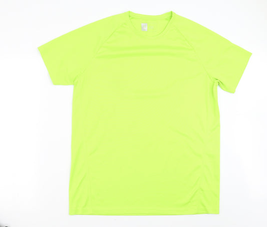 Active & Co Mens Green   Basic T-Shirt Size 2XL