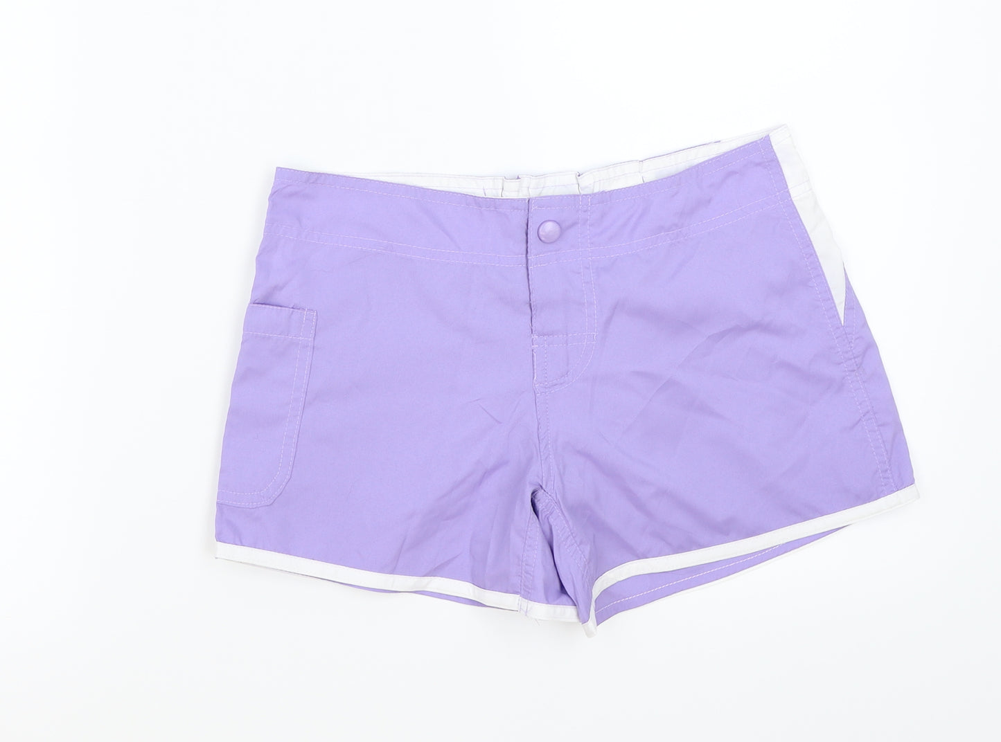 Nicole Womens Purple   Bermuda Shorts Size S
