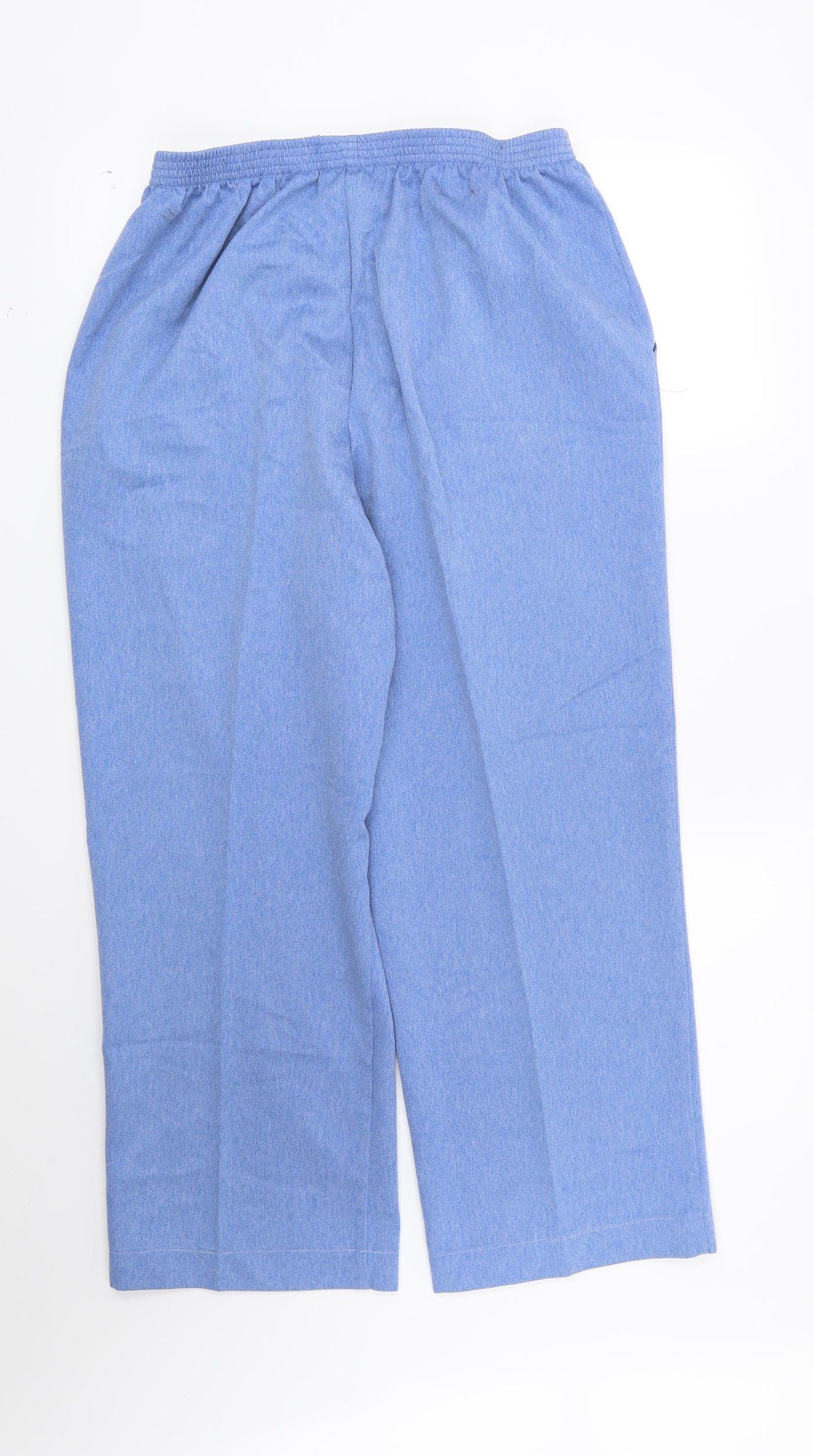 Alfred Dunner Womens Blue   Trousers  Size 14 L26 in
