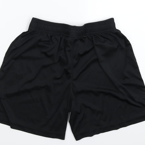 Mitre Mens Black   Athletic Shorts Size S