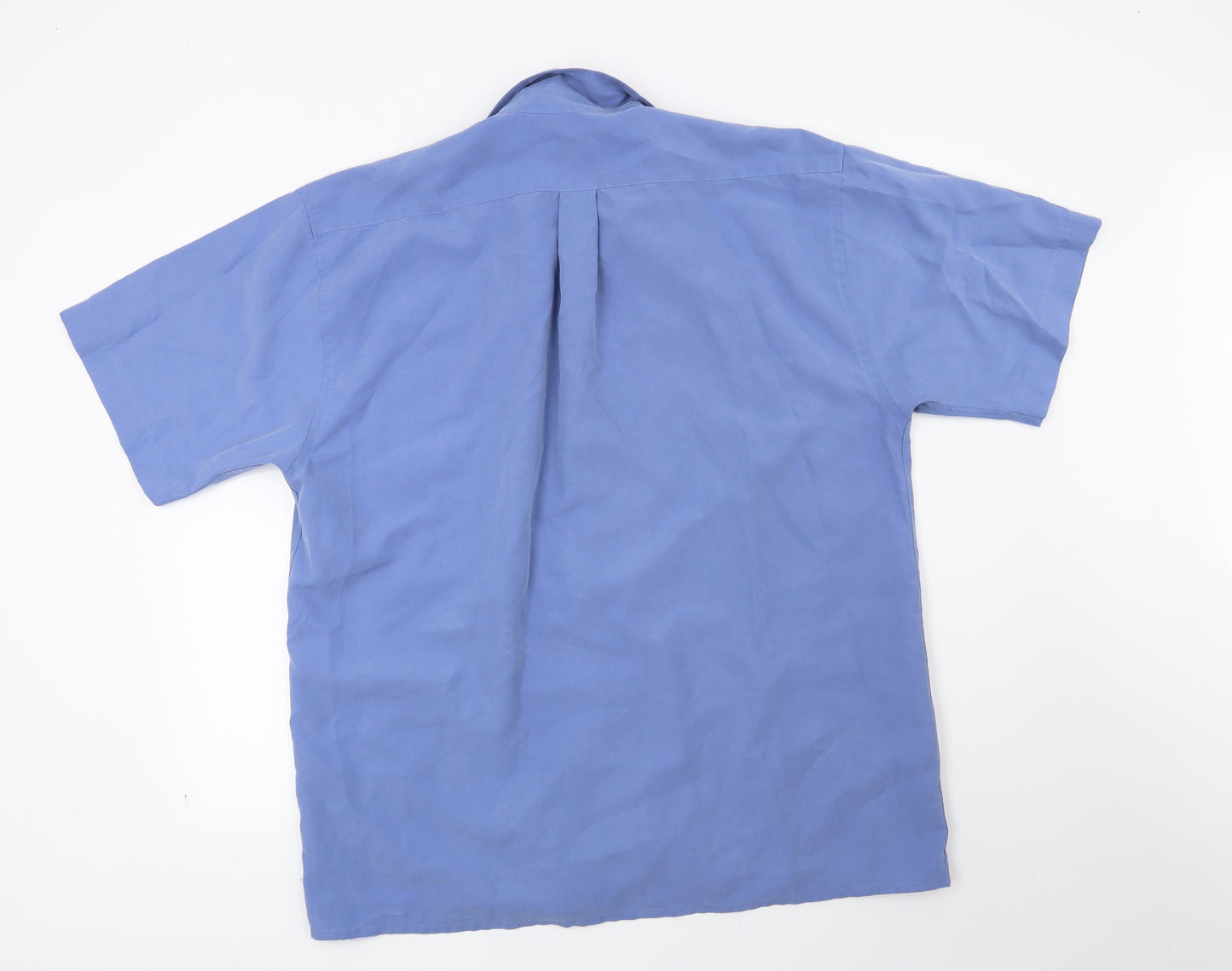 Pod Mens Blue    Dress Shirt Size L