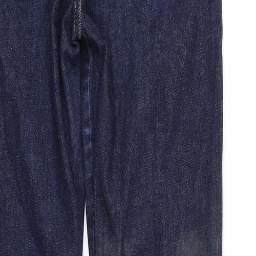 Cyrillus Womens Blue  Denim Straight Jeans Size 8 L25 in