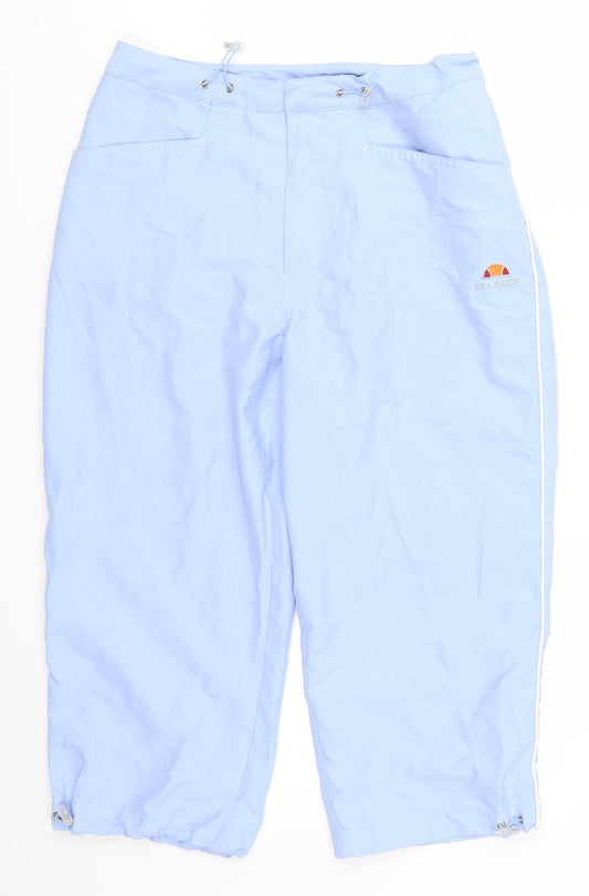 ellesse Womens Blue   Cropped Trousers Size 10 L19 in