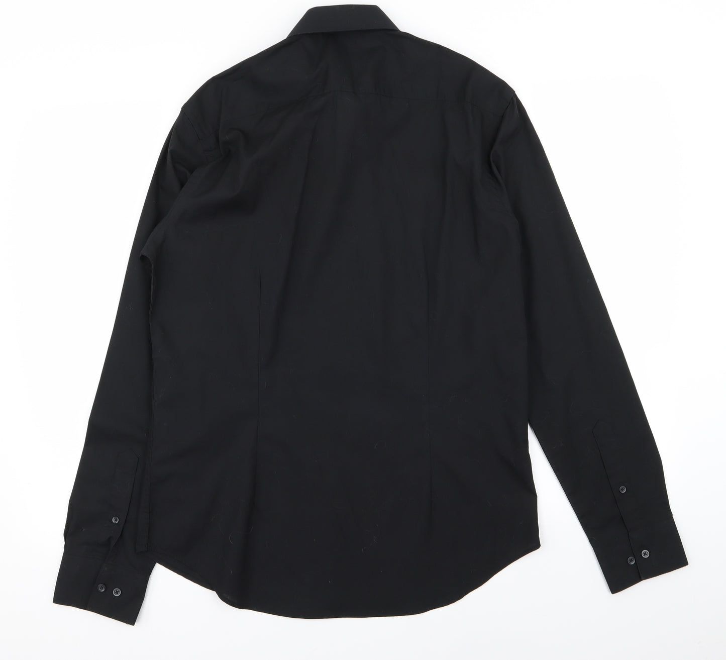 Taylor & Cutter Mens Black    Dress Shirt Size 15.5