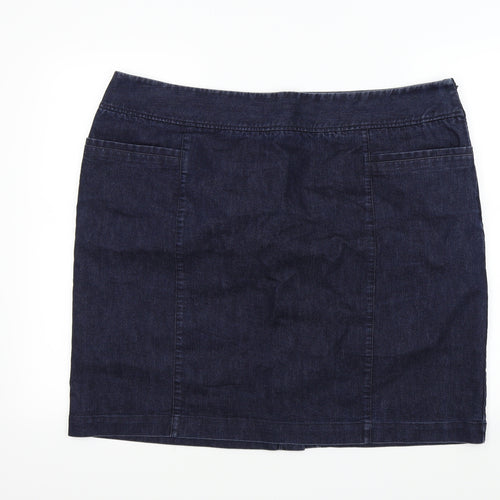 Chaus Womens Blue   A-Line Skirt Size 20
