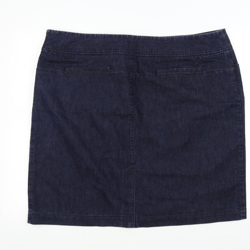 Chaus Womens Blue   A-Line Skirt Size 20