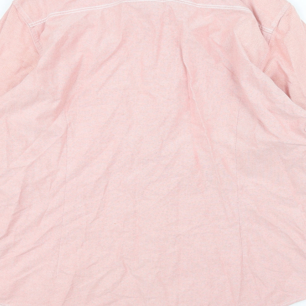NEXT Mens Pink    Dress Shirt Size M