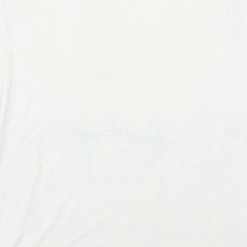 Goodsouls Womens White   Basic T-Shirt Size M  - Hawaiian