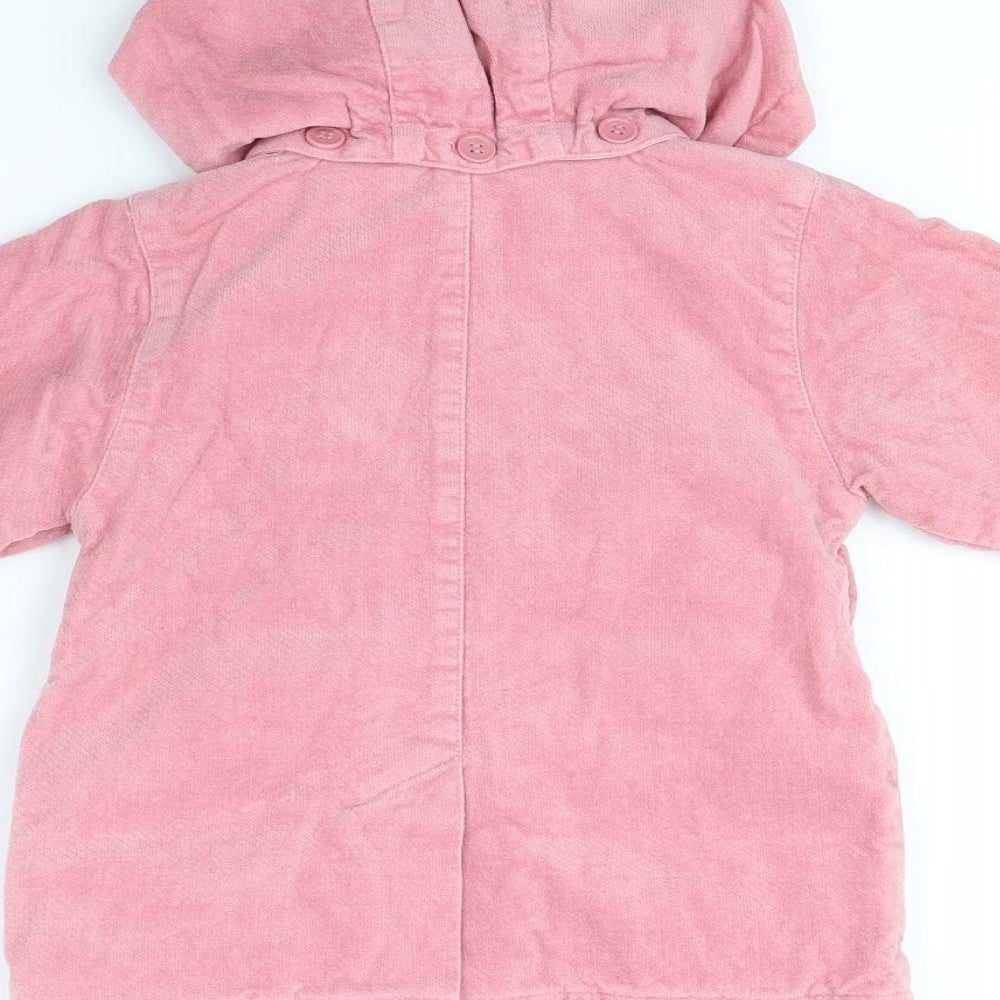 Jasper Conran Girls Pink Jacket Coat Size 12 Months Preworn Ltd