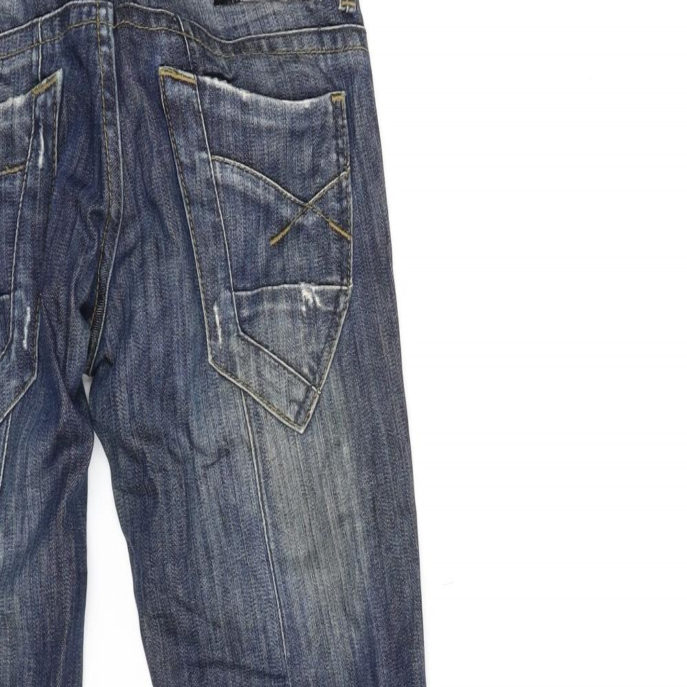 Edward Womens Blue  Denim Straight Jeans Size 26 in L28 in