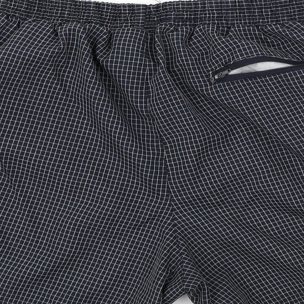 OCV Mens Grey Check  Bermuda Shorts Size L