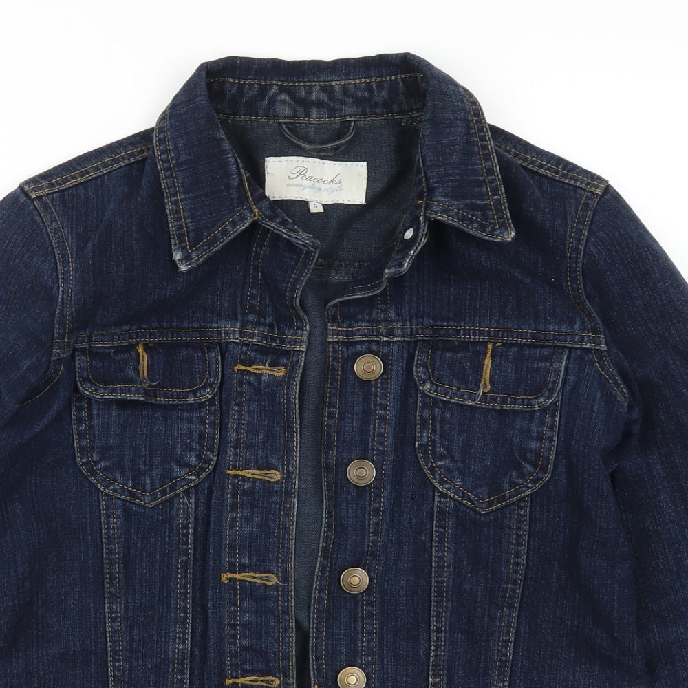 Denim on sale jacket peacocks