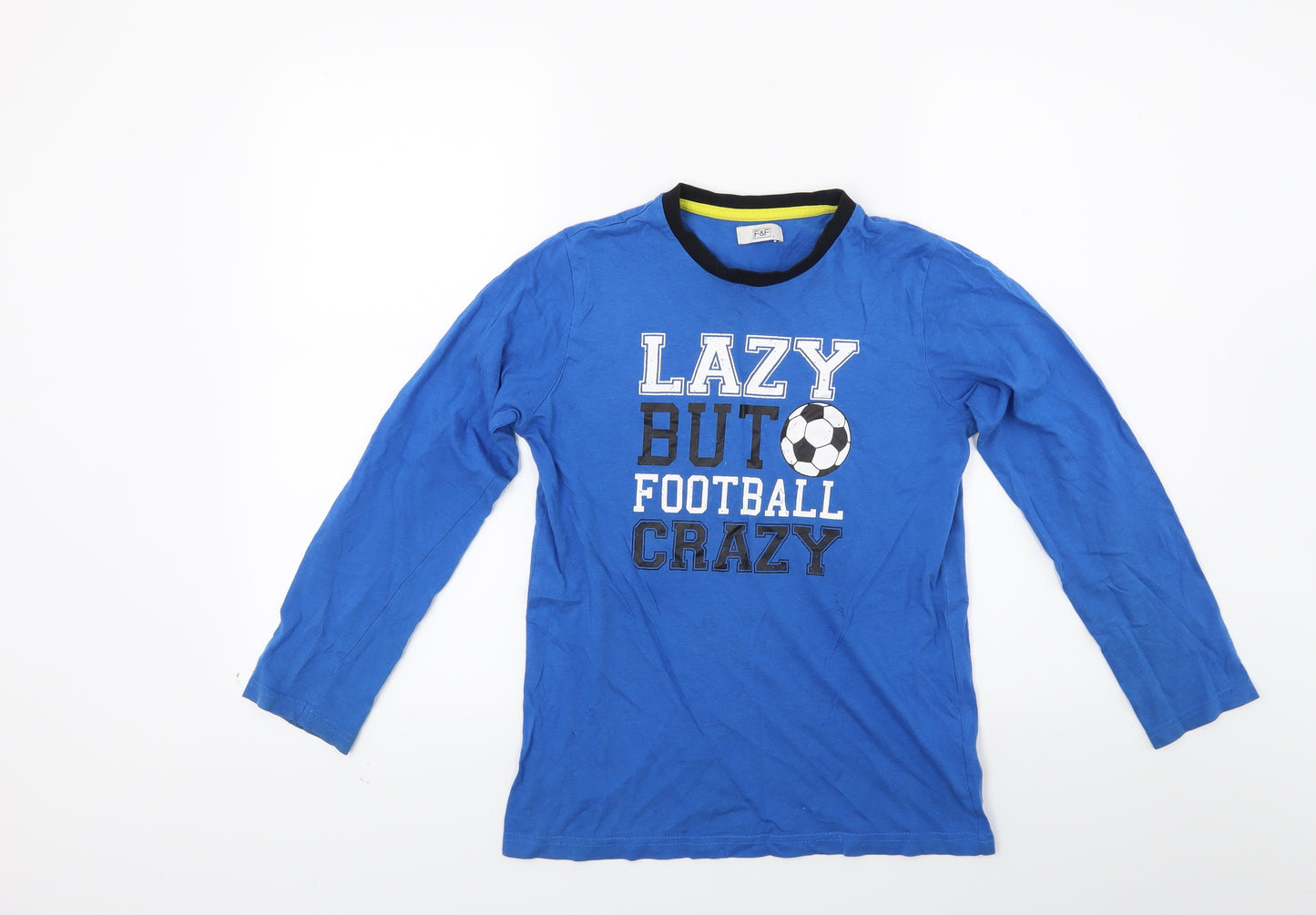 NEXT Boys Blue    Pyjama Top Size 11-12 Years  - Football