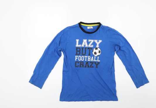 NEXT Boys Blue    Pyjama Top Size 11-12 Years  - Football