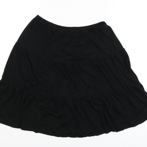 Cheer Womens Black   Flare Skirt Size 12
