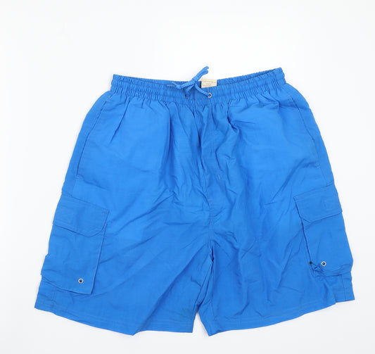 Best basics Mens Blue   Bermuda Shorts Size M