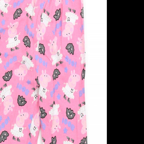 TU Girls Pink Solid  Cami Pyjama Pants Size 3-4 Years