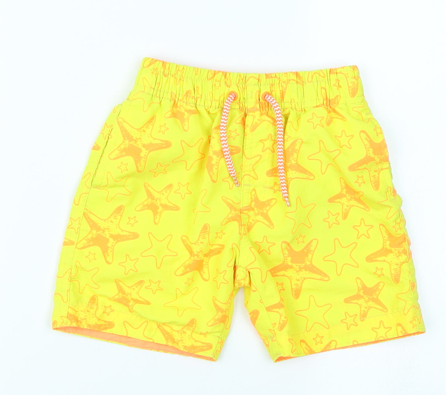 Rebel Boys Yellow   Sweat Shorts Size 3-4 Years