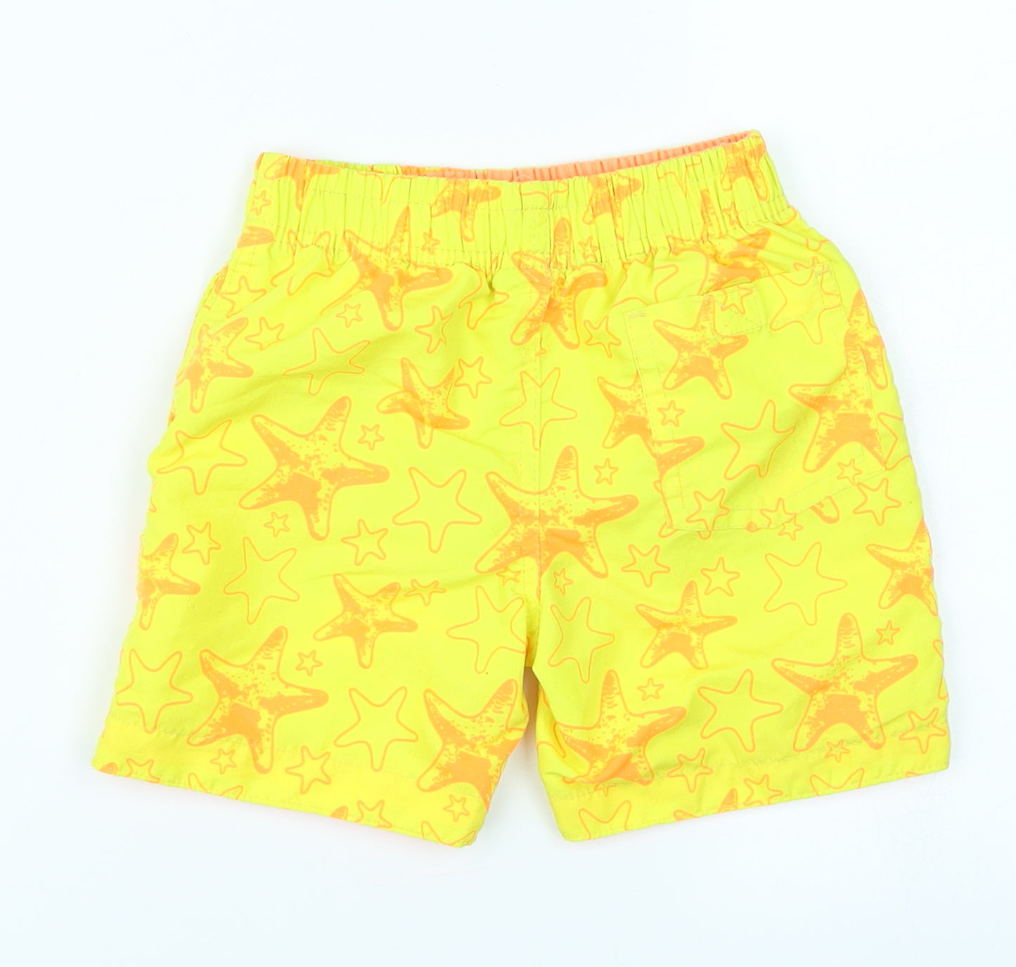 Rebel Boys Yellow   Sweat Shorts Size 3-4 Years