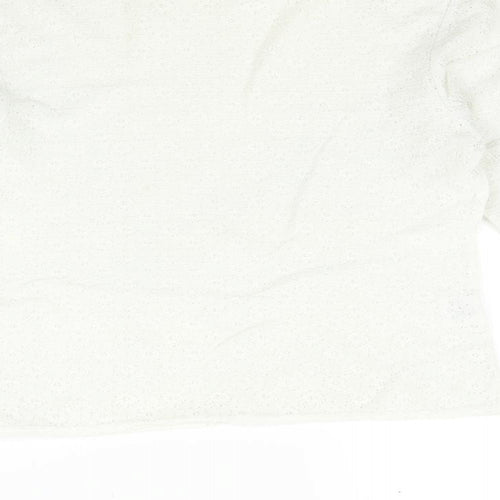 Wallis Womens White   Basic T-Shirt Size 12