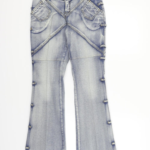 Sexy Lingerie & Fashion Womens Blue   Straight Jeans Size 26 in L29 in