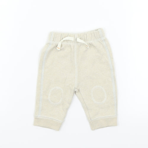 George Girls Beige   Track Pants Trousers Size 0-3 Months
