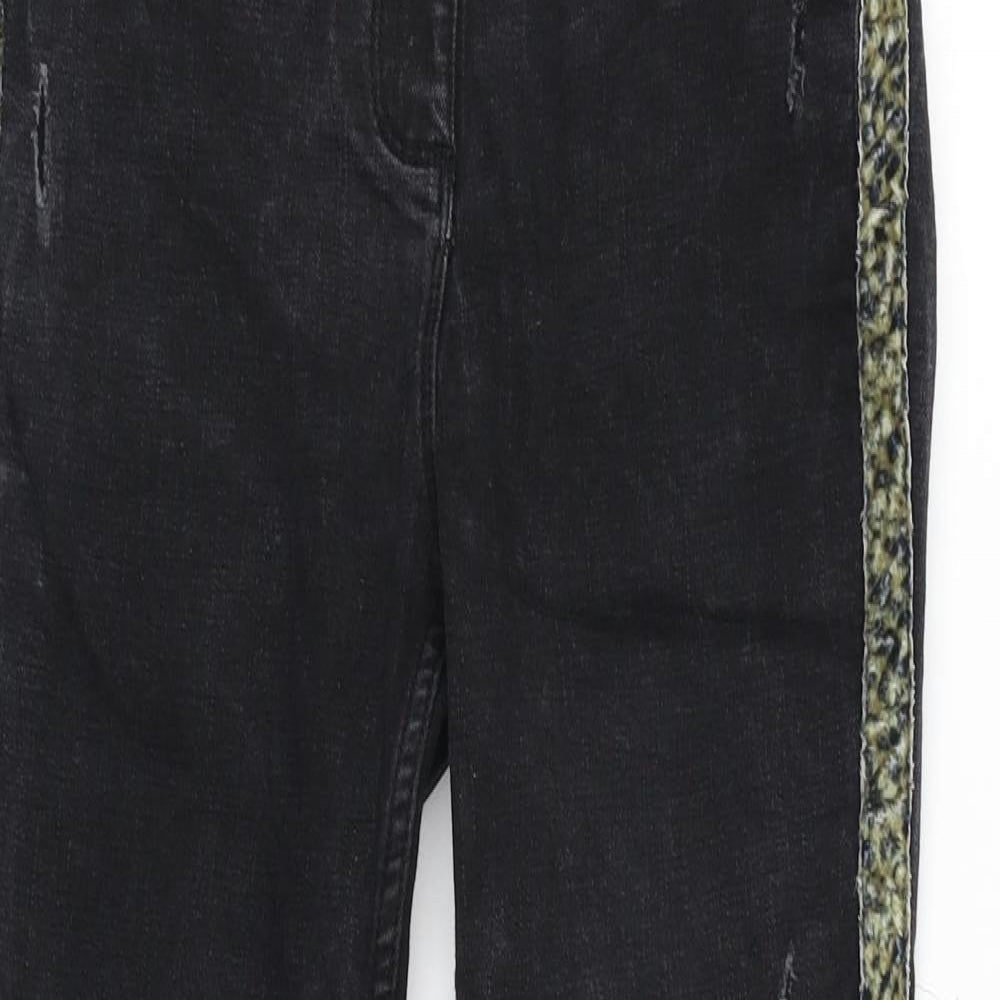 Candy Girls Black   Straight Jeans Size 13 Years