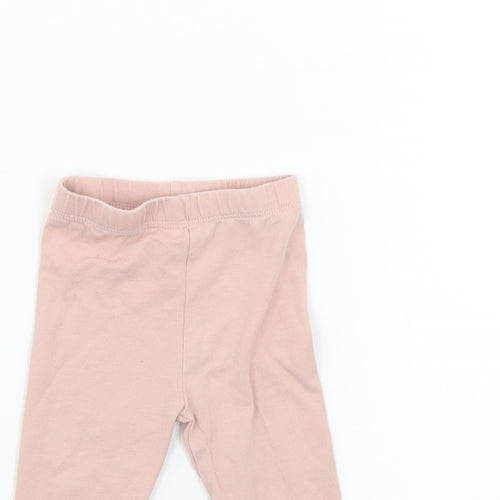 TU Girls Pink   Sweatpants Leggings Size 3-6 Months