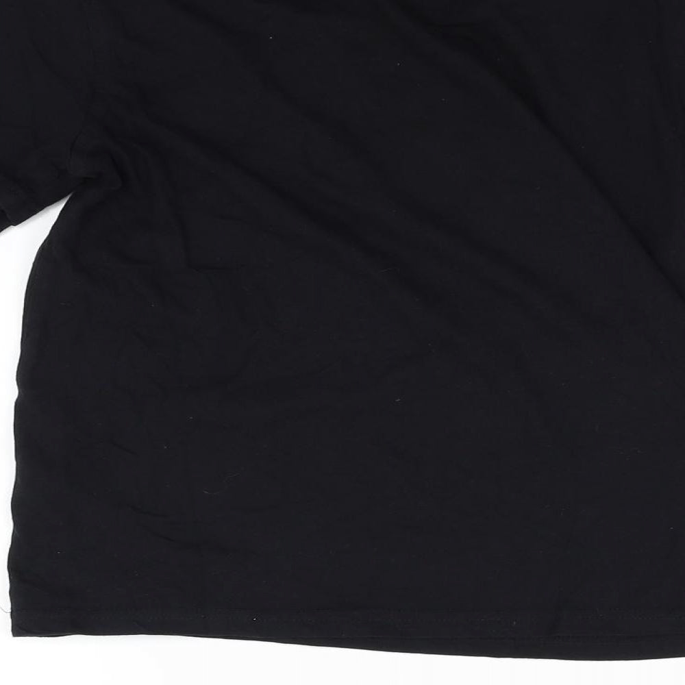George Girls Black   Basic T-Shirt Size 10-11 Years  - keep it chill