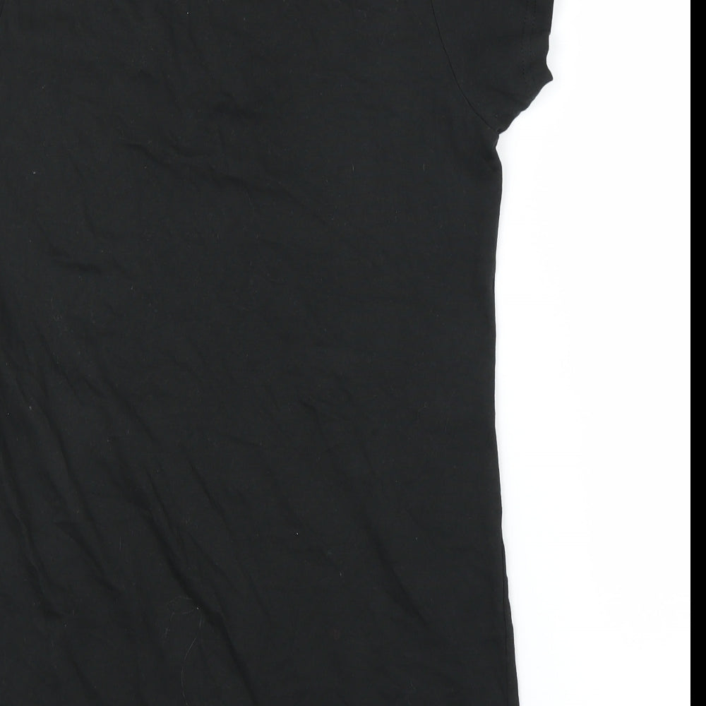 Ocean Pacific Womens Black   Tunic T-Shirt Size 12