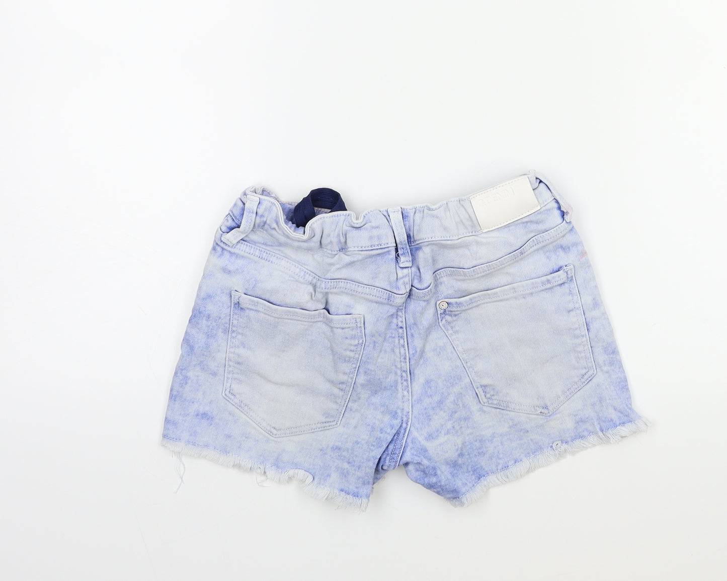 H&M Girls Blue  Denim Cut-Off Shorts Size 12-13 Years