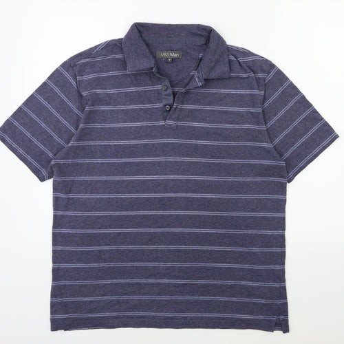 Marks and Spencer Mens Blue    Polo Size M