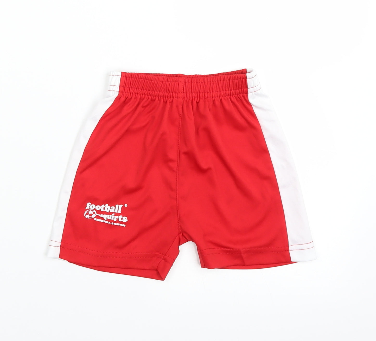 Preworn Boys Red   Bermuda Shorts Size 3 Years