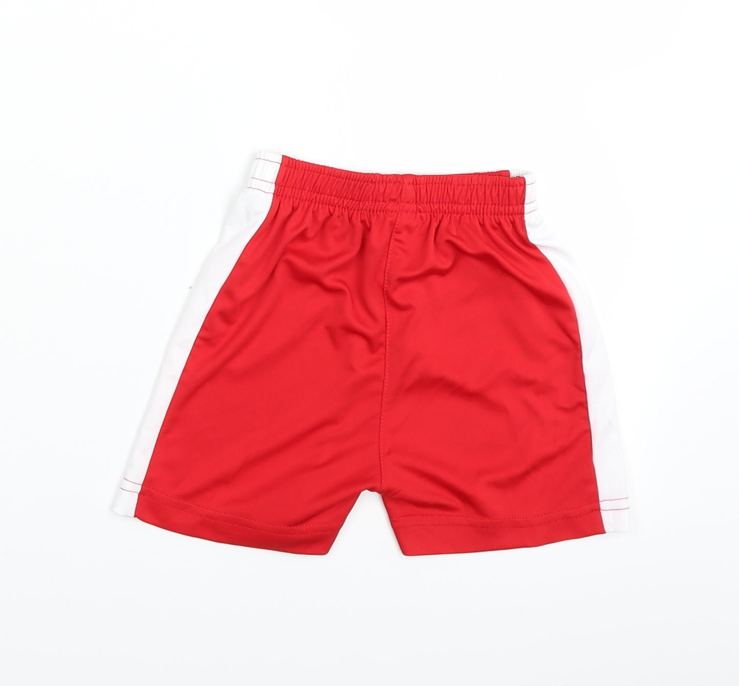 Preworn Boys Red   Bermuda Shorts Size 3 Years