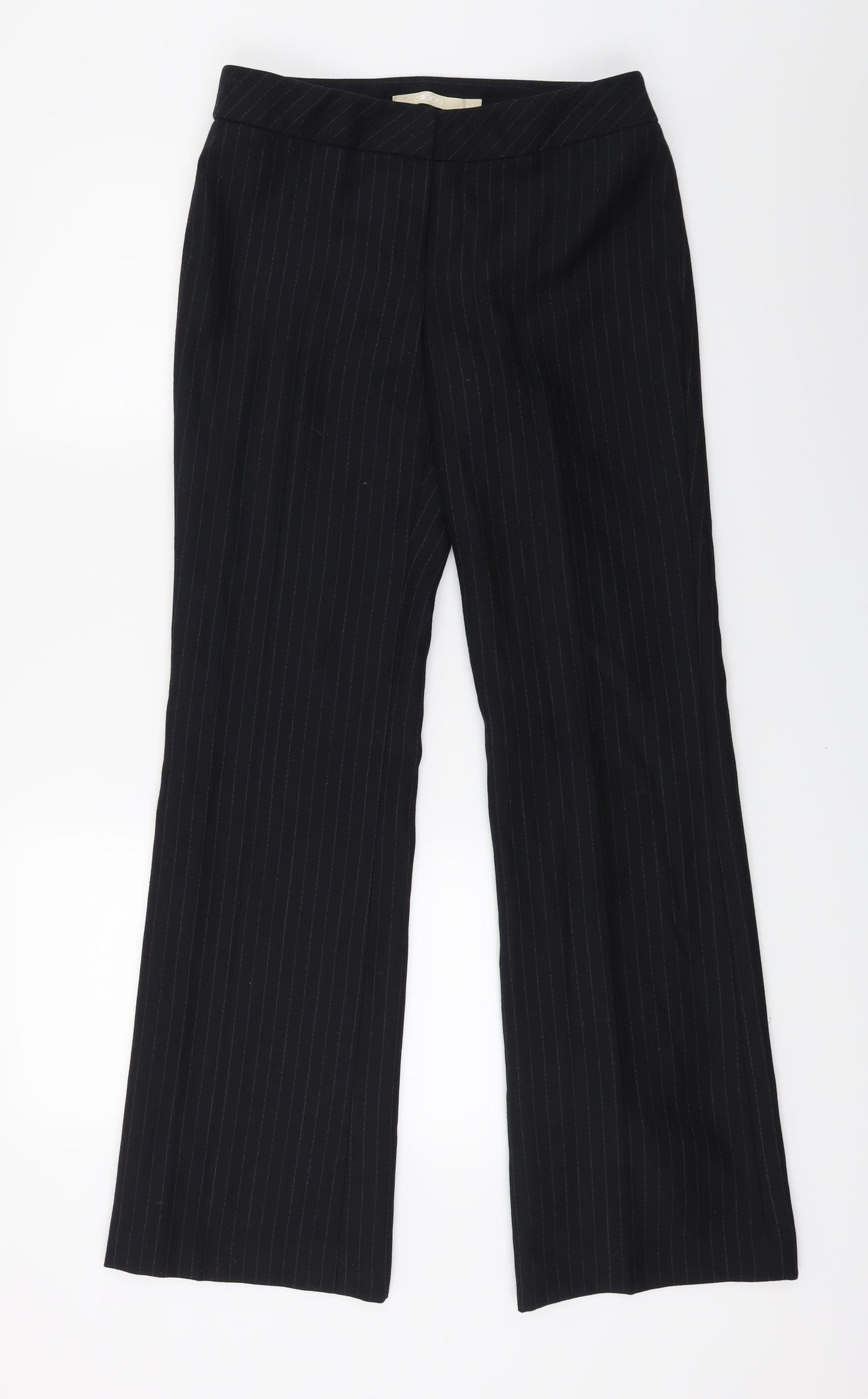 G2000 Womens Black Striped  Trousers  Size 28 in L27 in