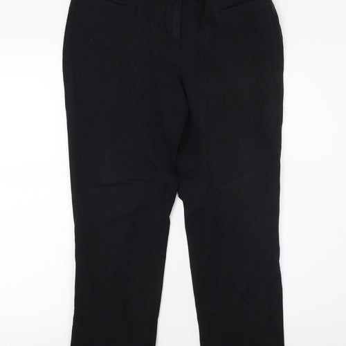 Dalia Womens Black   Capri Trousers Size 14 L22 in