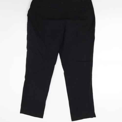 Dalia Womens Black   Capri Trousers Size 14 L22 in