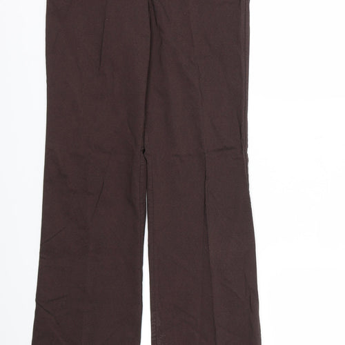 Ozone Womens Brown   Trousers  Size 28 L32 in