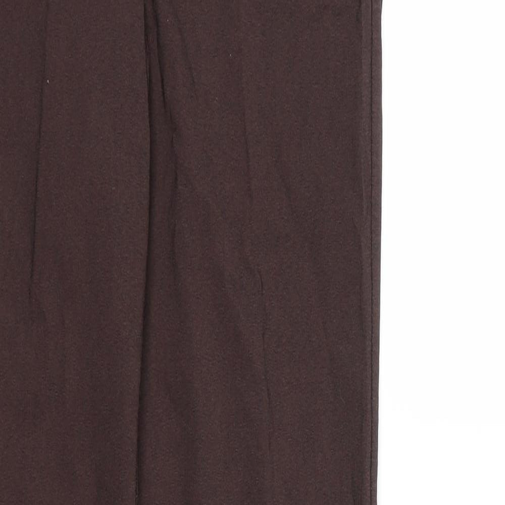 Ozone Womens Brown   Trousers  Size 28 L32 in