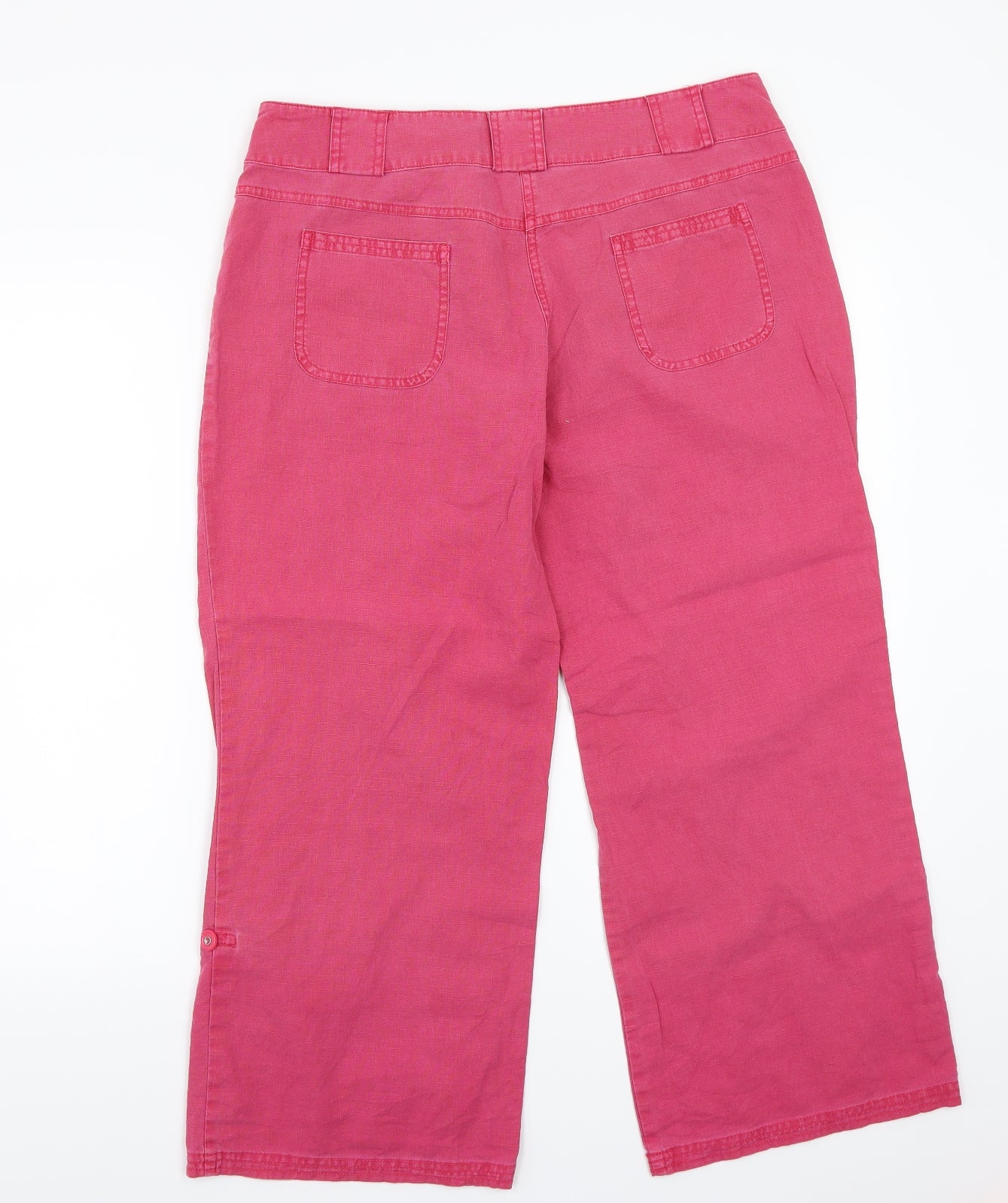 Dunes Womens Pink   Trousers  Size 14 L24 in