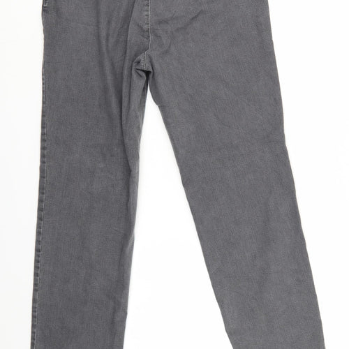ZERRES Womens Grey  Denim Skinny Jeans Size 14 L30 in