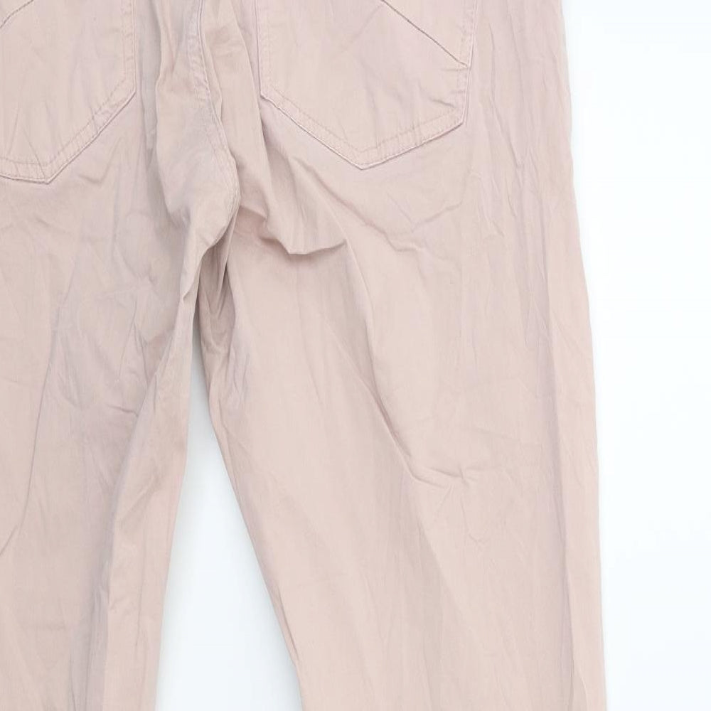 Womens Pink Cargo Trousers