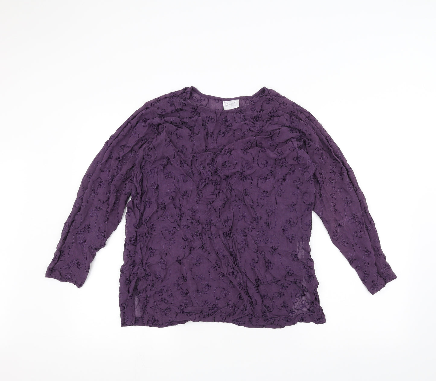 Nougat Womens Purple   Pullover Jumper Size L